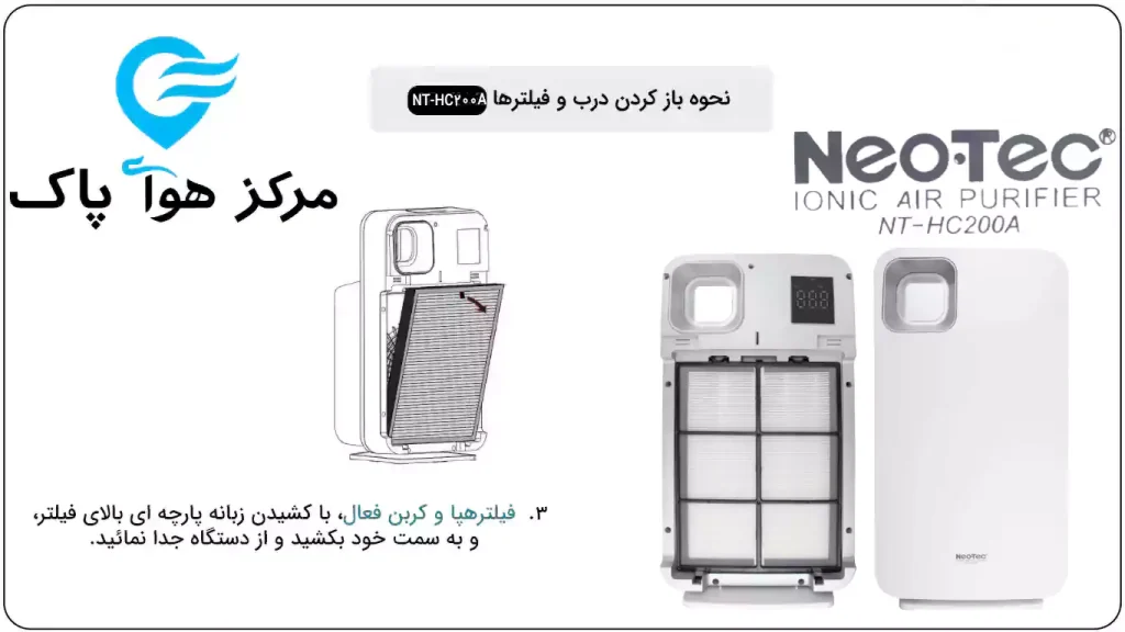 تصفیه هوا NT-HC200A نئوتک